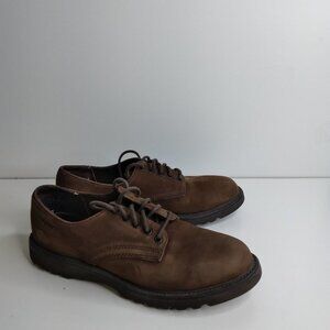 Rockport Brown Suede Lace Up Shoes Waterproof WR5642 Size 7 Casual Leather